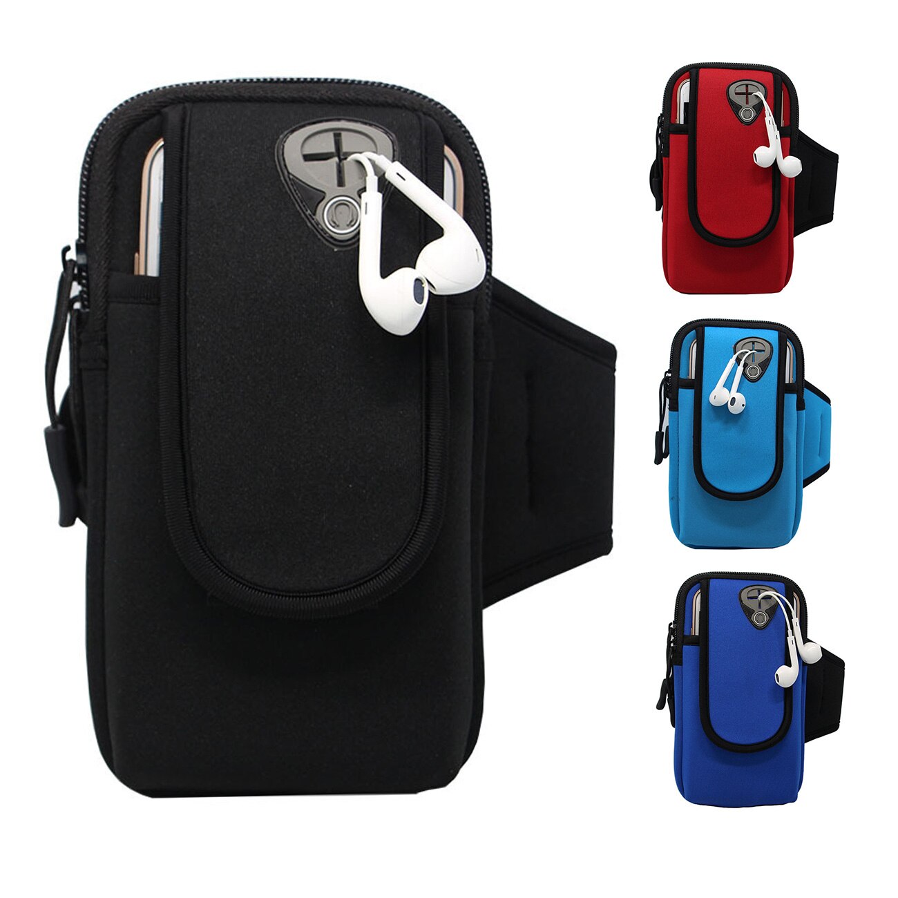 Borsa da braccio sportiva impermeabile universale da 6 ''esecuzione da Jogging palestra fascia da braccio Sport all'aria aperta custodia per telefono custodia custodia