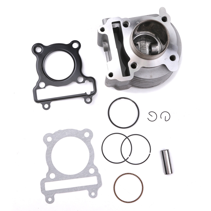 Til yamaha bws  x 125 cygnus 125 52.4mm cylinder sæt med stempel cylinder blok pin cnc motorcykel scooter tilbehør