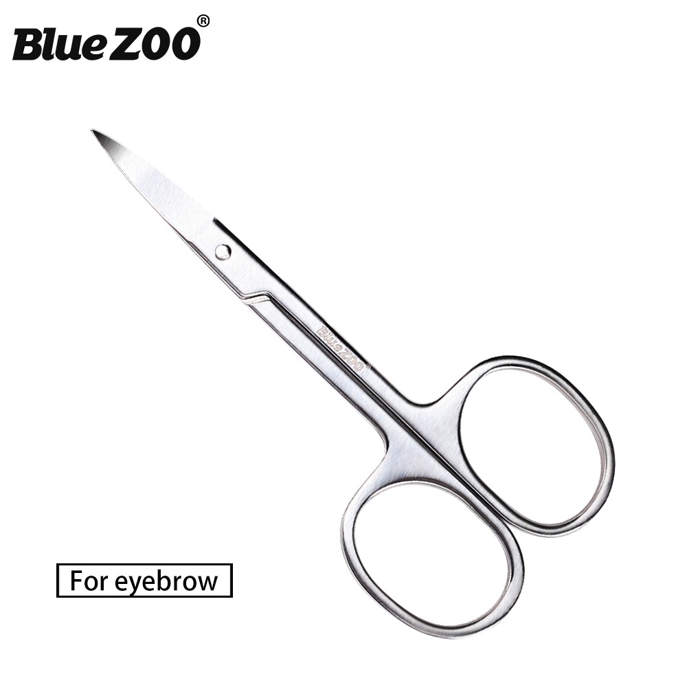 Tijeras para cejas, pestañas y cejas recortador de, tijeras para el pelo de la nariz, tijeras de manicura de acero inoxidable, cortador, herramientas para maquillaje de uñas