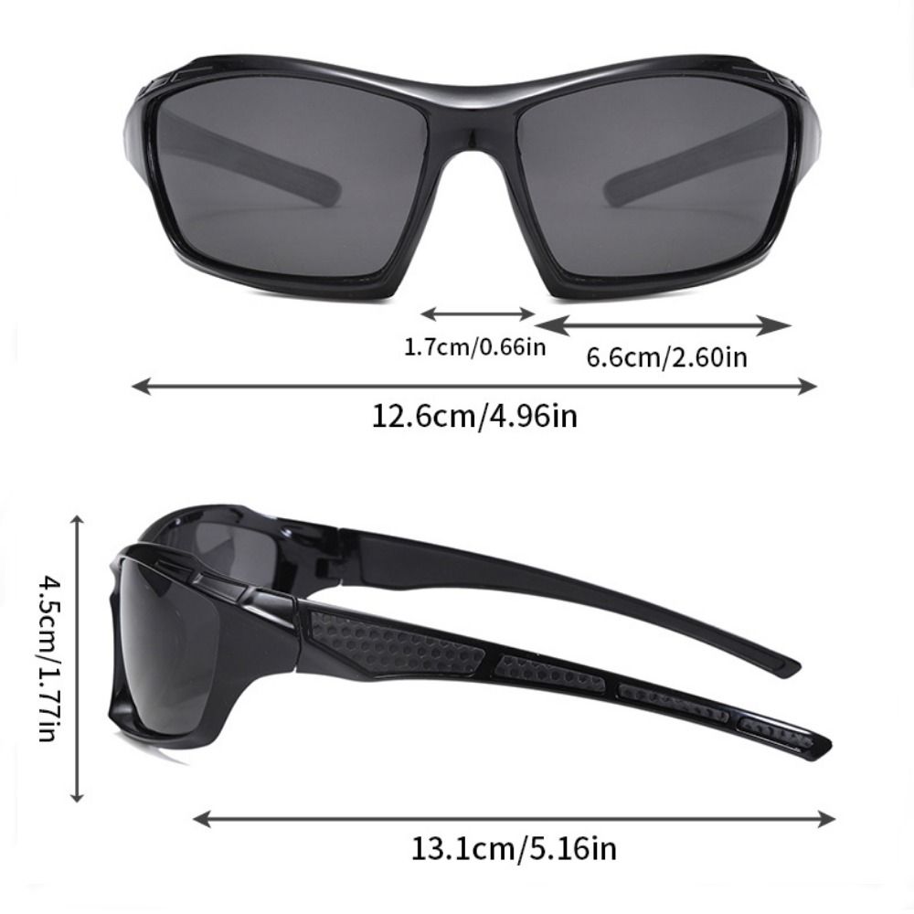 Gafas de sol polarizadas UV400 para ciclismo, lentes HD, resistentes a los rayos UV, gafas para deportes al aire libre ligeras a prueba de viento