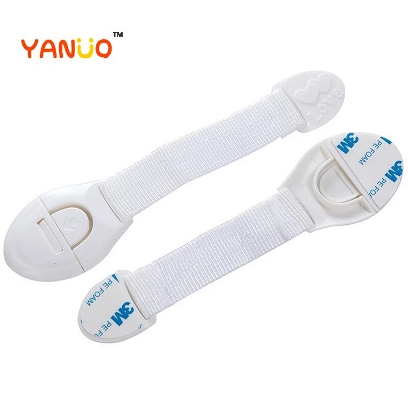 3Pcs/6Pcs/Lot Child Lock Protection Of Children Locking Doors For Children's Safety Kids Safety Plastic Protection Safety Lock: AA 3pcs White