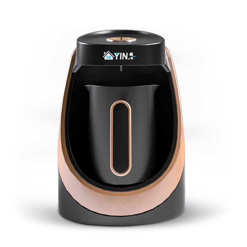 Verbeterde Stijl Turkse Plastic Koffie Pot Overloop Preventie Turkse Elektrische Koffiemachine Overflow Draagbare Espresso: Oranje