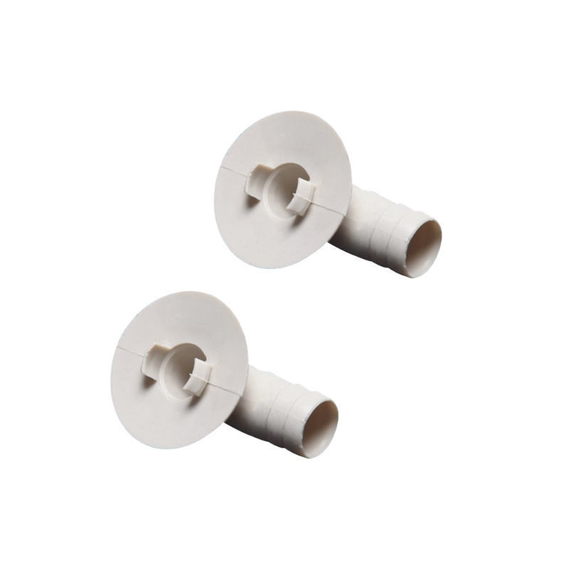 Conector de manguera de drenaje de aire acondicionado, herramienta acodada, accesorio de salida de agua, 2 uds.: Caqui oscuro