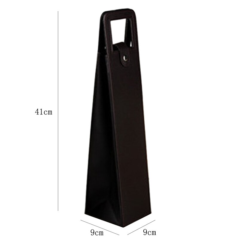 Sac en cuir PU pour le vin, sac de pour le vin et la bière, fourre-tout parfait pour le vin, sacs de rangement de fête, accessoires de Bar