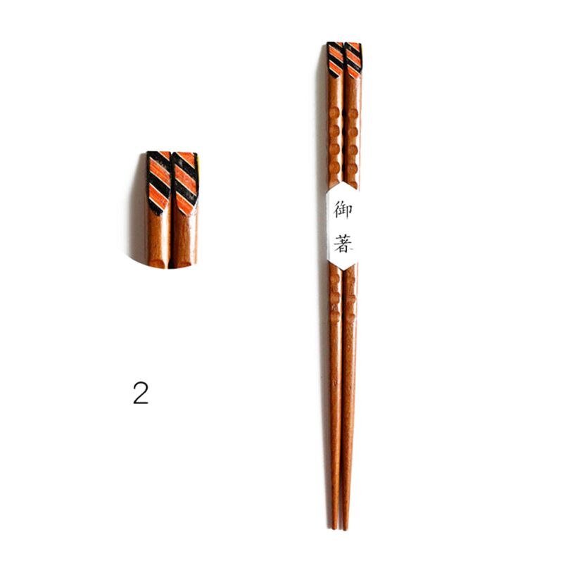 1 Pair Of Tortoise Shell Chopsticks: 2
