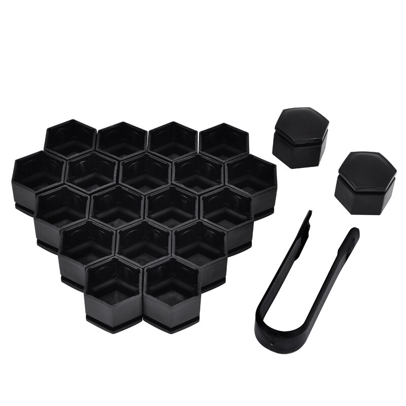 Espeeder 20 stk 22mm bil styling bil hjul nav skrue dæksel hjul møtrik bolt dæksel beskyttelses bolt caps nav skrue beskytter