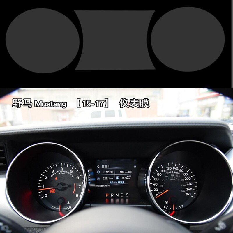 TOMMIA-Protector de pantalla HD 4H para Ford Mustang, película protectora contra arañazos, pegatina para coche, 15-19