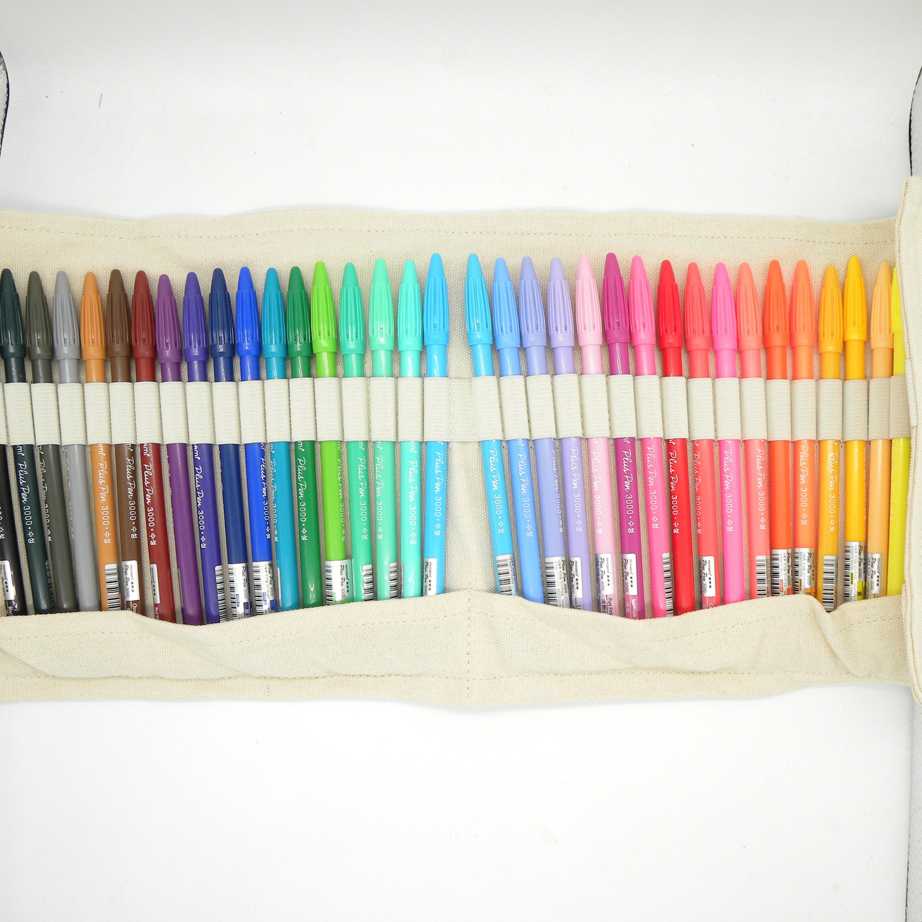 Monamis Plus Pen 3000 Non-Permanent Fine Liner Watercolor Pens: Light Grey