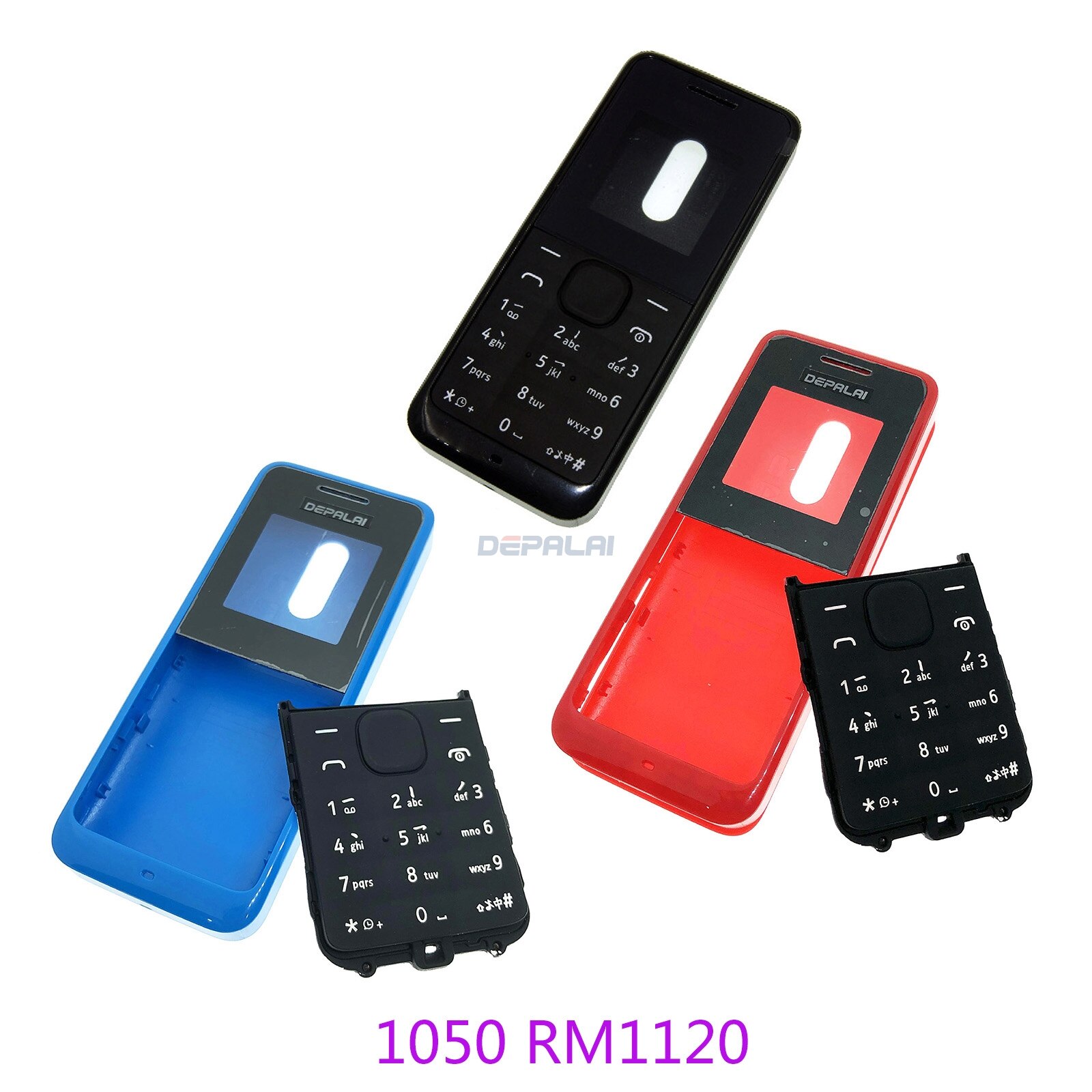 Housing Cover Full Complete Mobile For Nokia 105 version 105 RM-1133 RM-1134 1050 RM-1120 case Keypad Back Battery