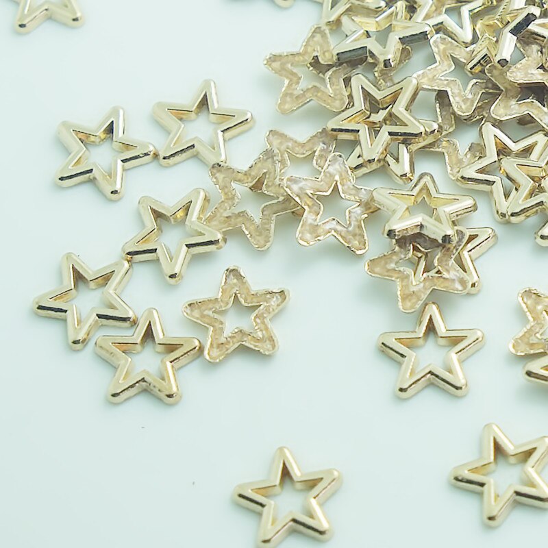 Decorative Metal Rivets -Fix Rivet Five-Point Star Bag Spike 13Mm Plating Studs For Clothing Garment Accessories SINUAN