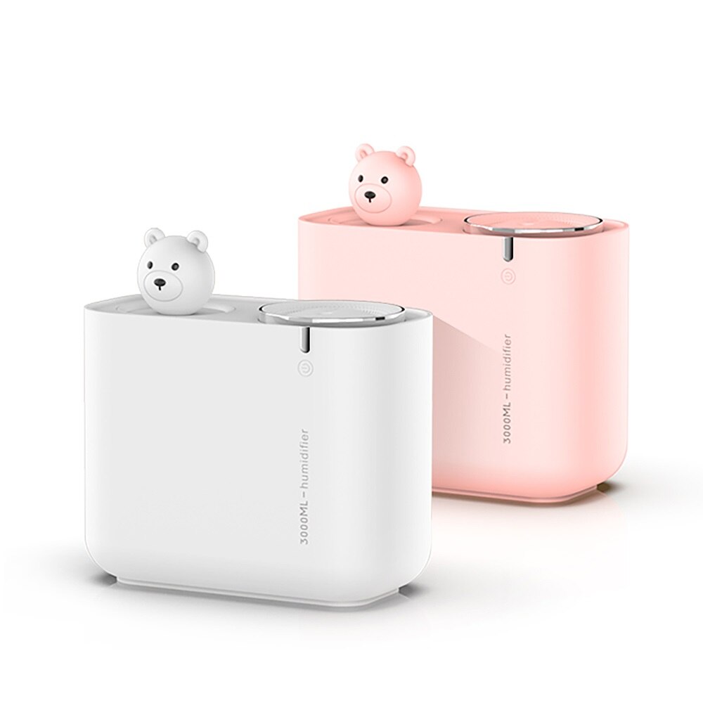 3000ml USB kaktus nawilżacz powietrza o dużej pojemności podwójna dysza ultradźwiękowy fajny Humidificador rozpylacz zapachów mgła producent Fogger