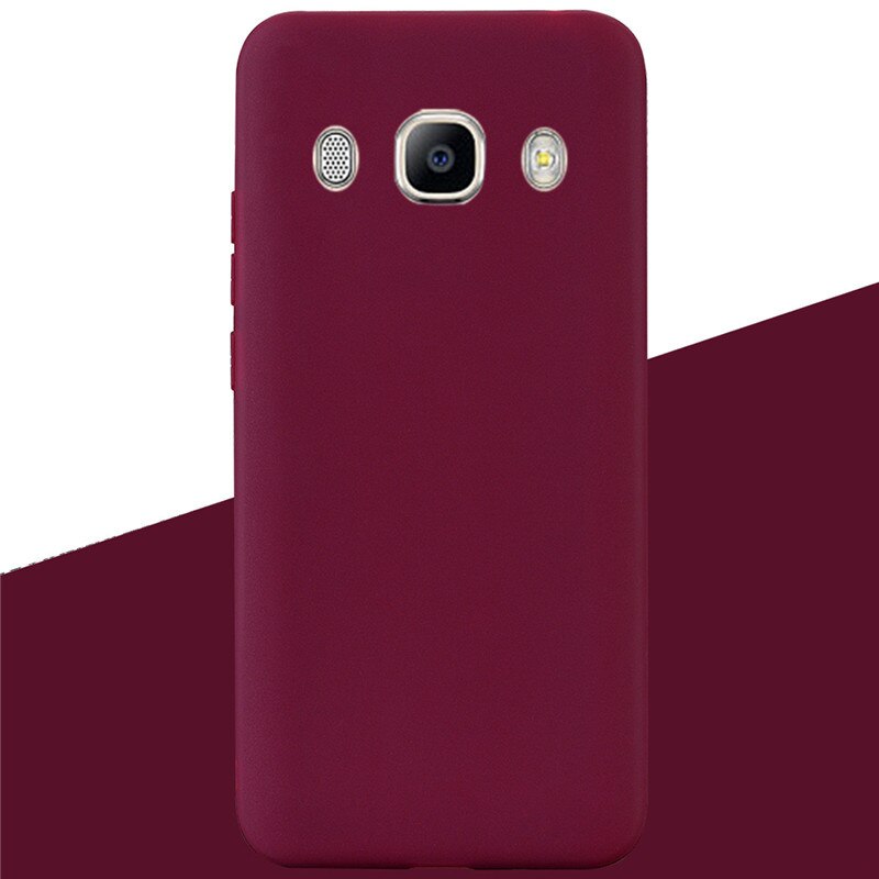 Für Samsung J7 Fall Weiche Silikon Zurück Fall Für Samsung J7 TPU Telefon Fall Für Samsung Galaxy J7 abdeckung Coque Funda: 10 Wine Red