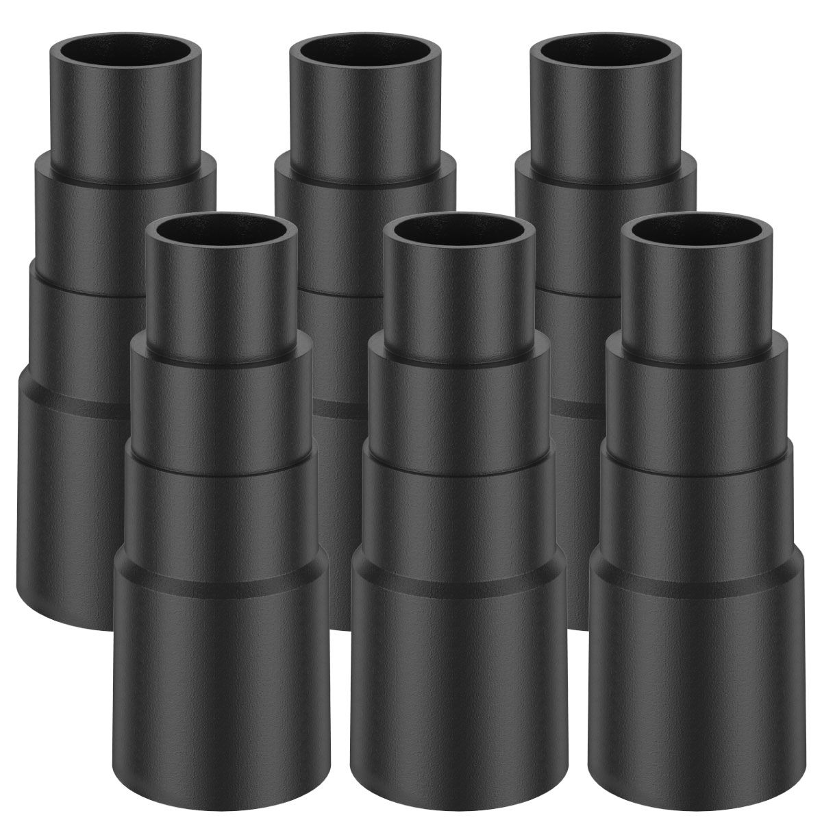 2/3/6 stücke Universal- Staubsauger Schlauch Adapter Konverter 4-schicht Staubsauger 25mm 30mm 34mm 35mm Stecker Zubehör: Pflaume