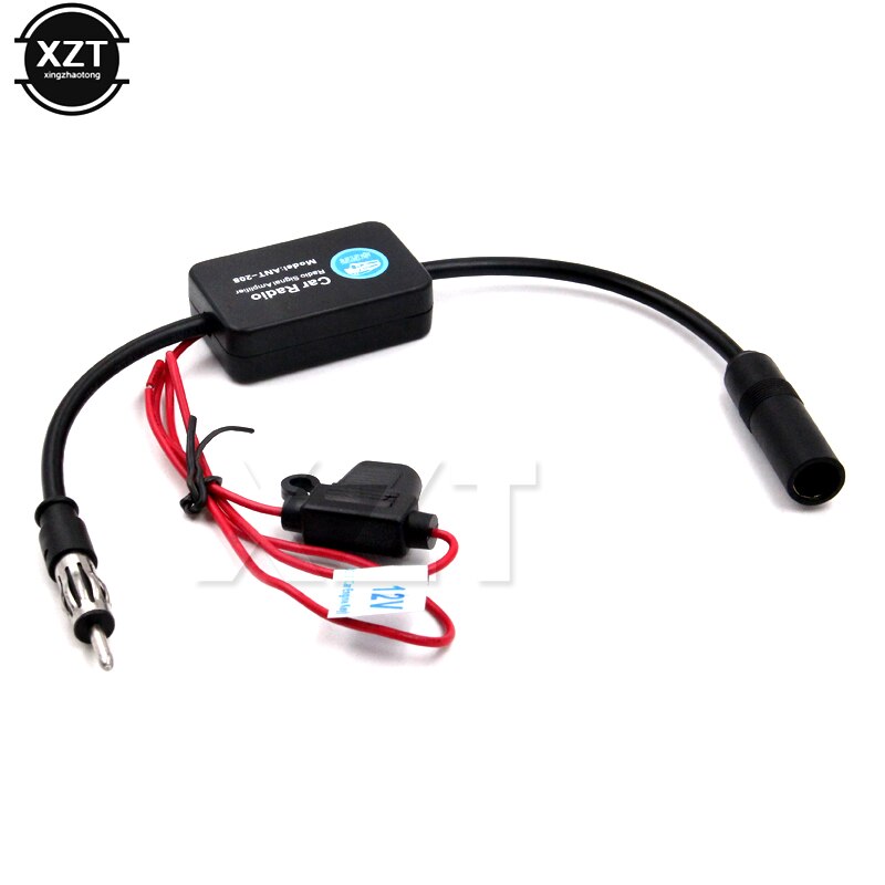 Antena de Radio FM para coche, amplificador de señal de 12V, potenciador de Radio FM para coche, barco, RV, dispositivo potenciador de señal