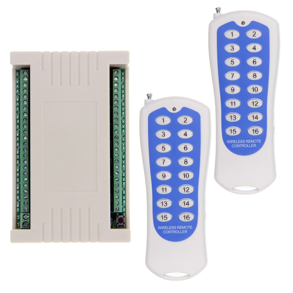 Dc 12V 24V 16 Ch Kanalen 16CH Rf Draadloze Afstand... – Vicedeal