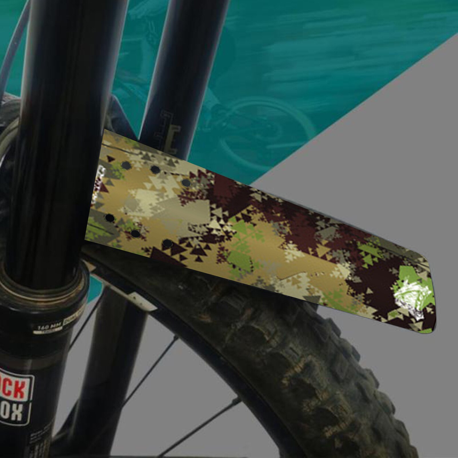 Bike Guard Bicycle Fender for DH Downhill Mountain Bike reliable softness Small and Strong effectively shield muddy water