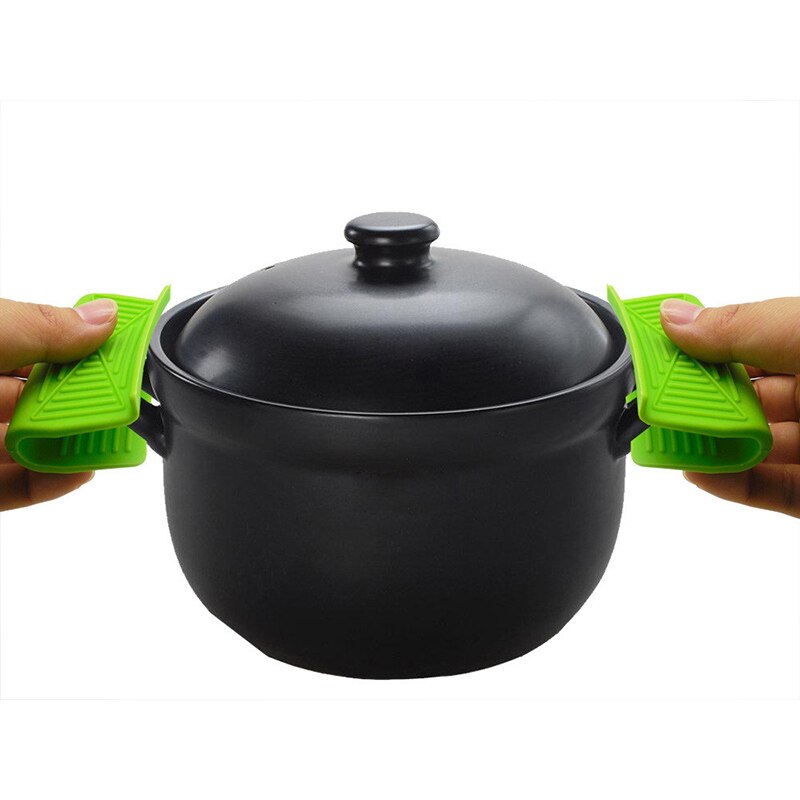 Draagbare 1 Paar Siliconen Oven Mini Handschoenen Heatproof Anti-Brandwonden Handschoenen Voor Koken Klem Pot Houders Potholders