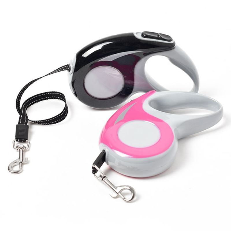 Durable Dog Leash Automatic Retractable Nylon Dog Lead Extendable Puppy Cat Traction Rope Belt Dog Leash For Dogs Products 3M/5M