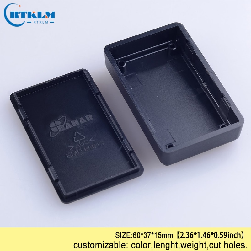 DIY electronic project desktop box abs junction box electronics housing enclosure Small plastic distribution box 60*37*15mm