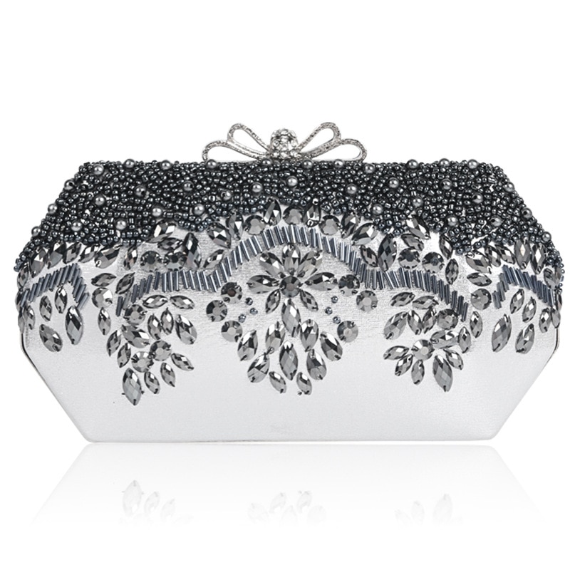 Luxus Frauen Abend Taschen Diamant Strass Perlen Perlen Hochzeit Kupplung frauen Geldbörse Handtaschen Dame Brieftaschen Kupplung Partei Tasche