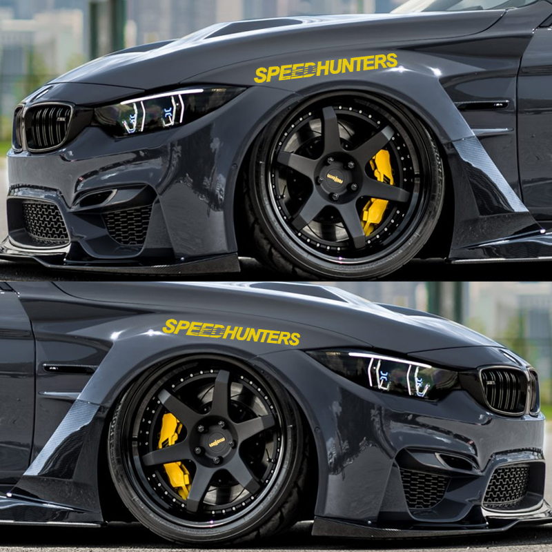 Naklejka na przednia szyba samochodu SPEEDHUNTERS na zderzak dekoracja ciała naklejki winylowe tylne naklejki na okna akcesoria usuwanie zarysowań