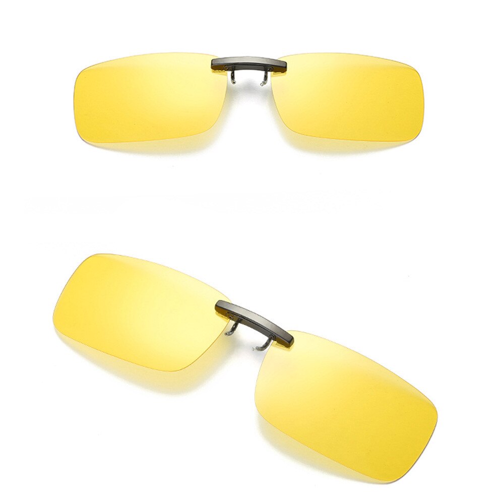 Gafas de sol de para hombre y mujer, lentes de visión nocturna desmontables, gafas de sol polarizadas de Metal para conducir