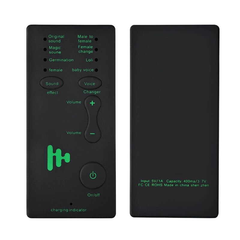 Mini Draagbare Voice Changer Handheld Microfoon Stem Veranderende Apparaat Voor PS4 LX9B