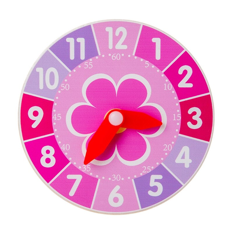 Learn How to Tell Time Teaching Clock Classroom Demonstration Night and Day Learning Clock