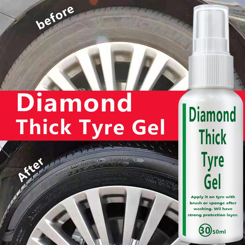 Car Tire Protector Bright 50ML Wax For Car Tires Restoration Agent Tire Protector Tire Restoration Accessory