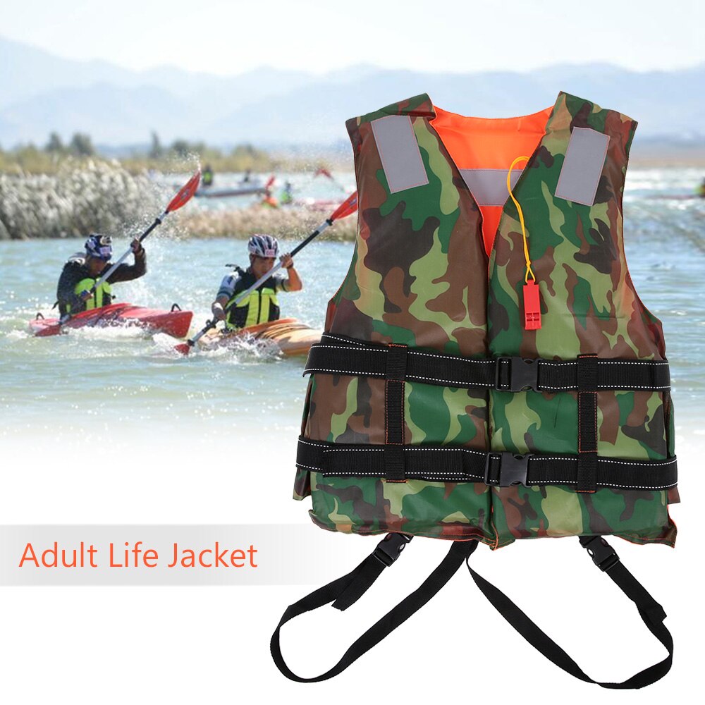 Adult Lifesaving Reversible Life Jacket Buoyancy Aid Flotation Device Work Vest Clothing Swimming Marine Life Jacket 2022 In