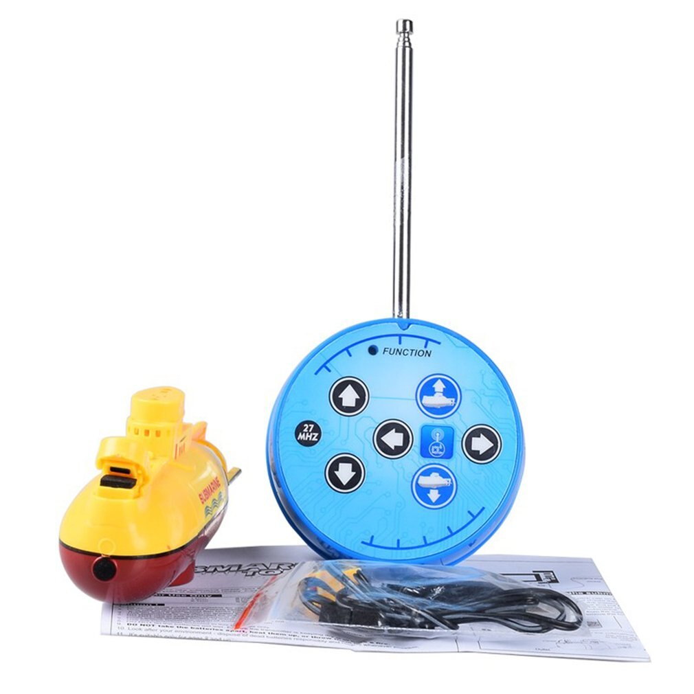 Usb Opladen High-Speed Navigatie Afstandsbediening Submarine Radio Gecontroleerde Elektrische Submarine Kinderen: yellow