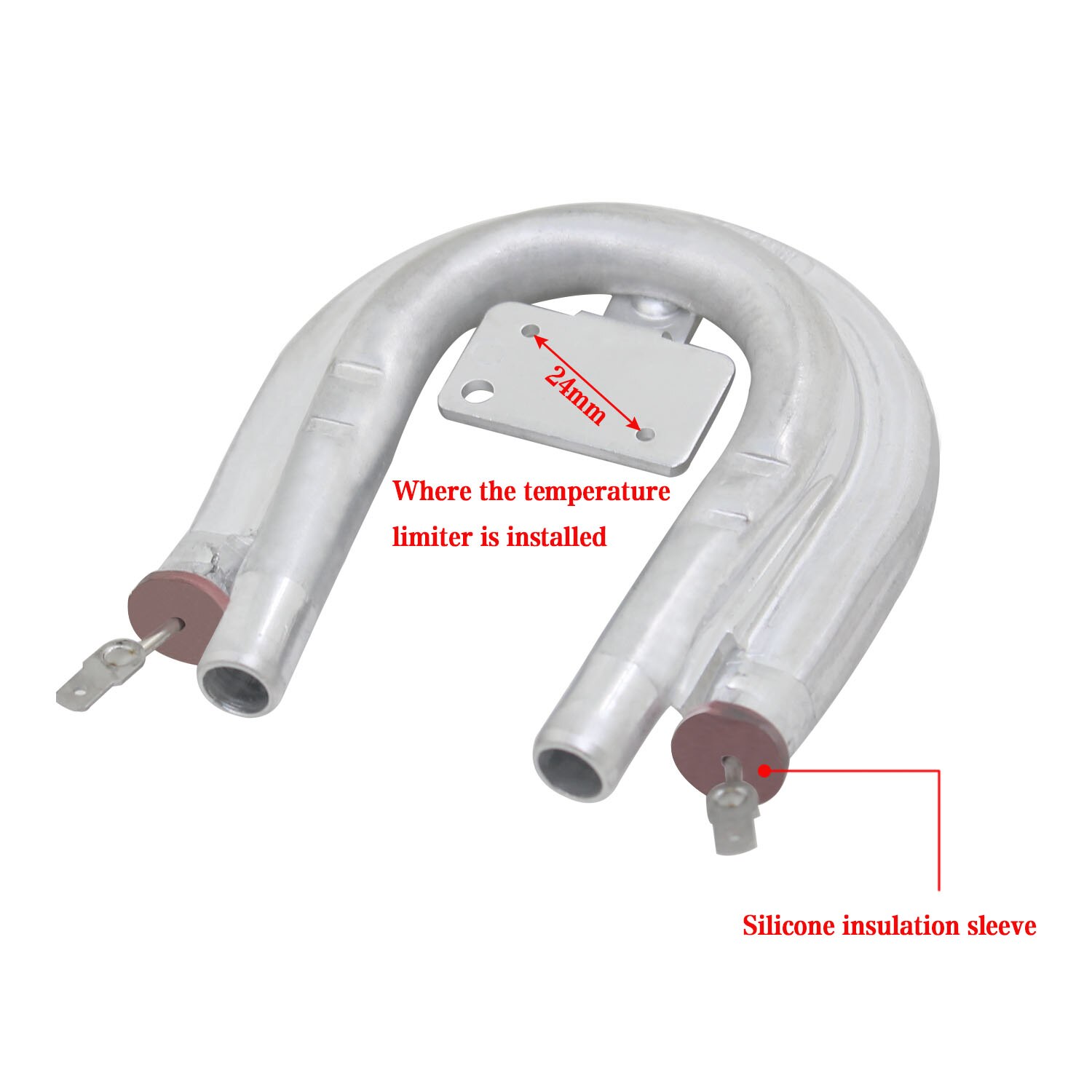 Electric heating tube Universal coffee machine heating tube Aluminum coffee pot U-shaped heating tube