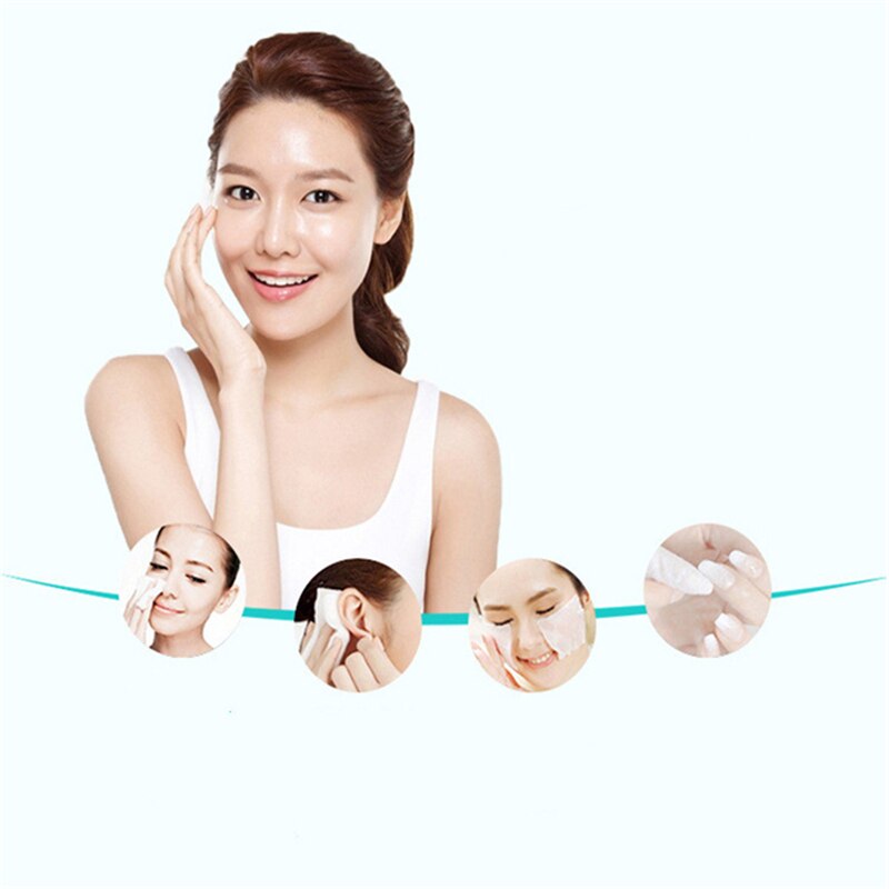 Double Side Makeup Cotton Pads Sealed Cotton Puff Nail Art Travel Package Cosmetic Remove Cotton Pads