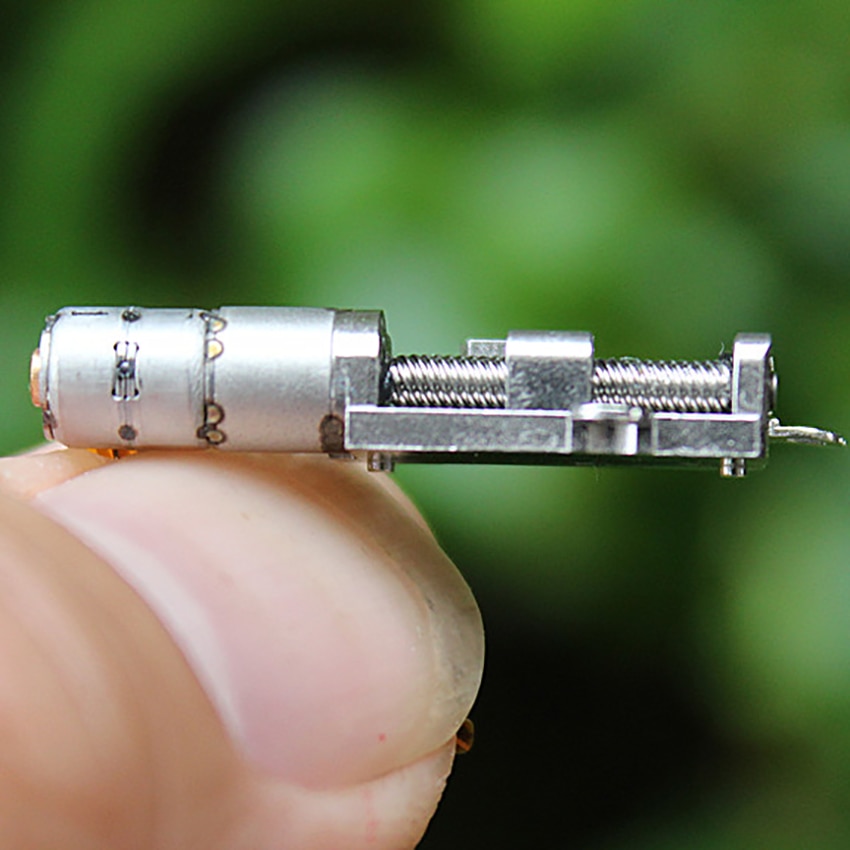 Mini two-phase four-wire 5MM Stepper Motor with Planetary Gearbox, Metal Slide, Precision Ball Bearings Stepping Motor