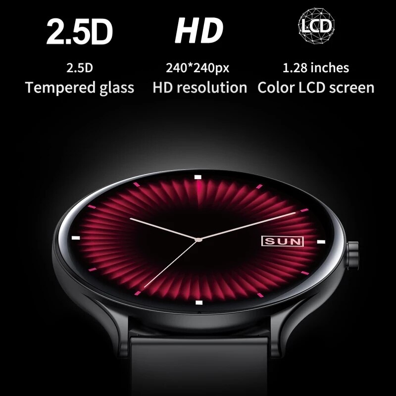 Smart Watch Men Heart Rate Monitor IP67 Waterproof Sports Fitness Watch Health Tracker Weather Smartwatch Women For Android IOS