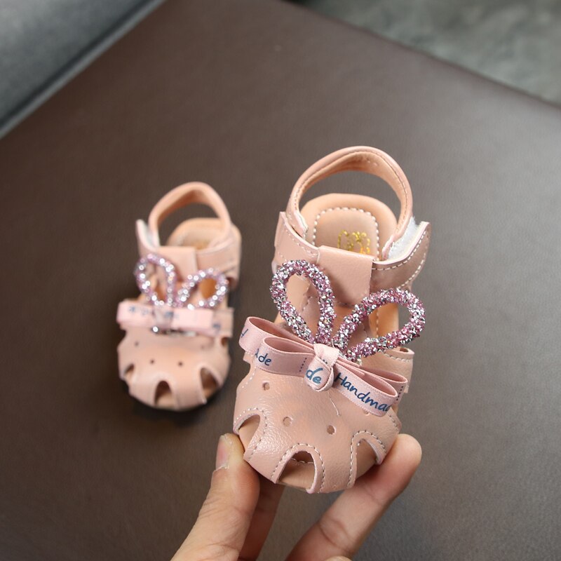 Binnenzool 11.5-15.5Cm Zomer Meisje Baby Peuter Schoenen Zachte Bodem Sandalen Eerste Wandelaar