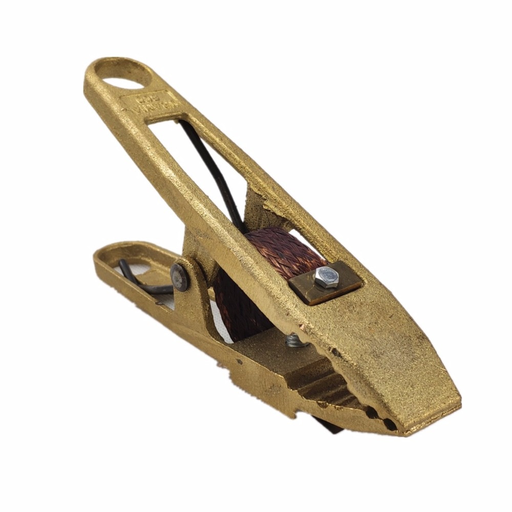 Heavy Duty Welding Clamp 600A Brass MMA MIG TIG Welding Machine Ground Clamp
