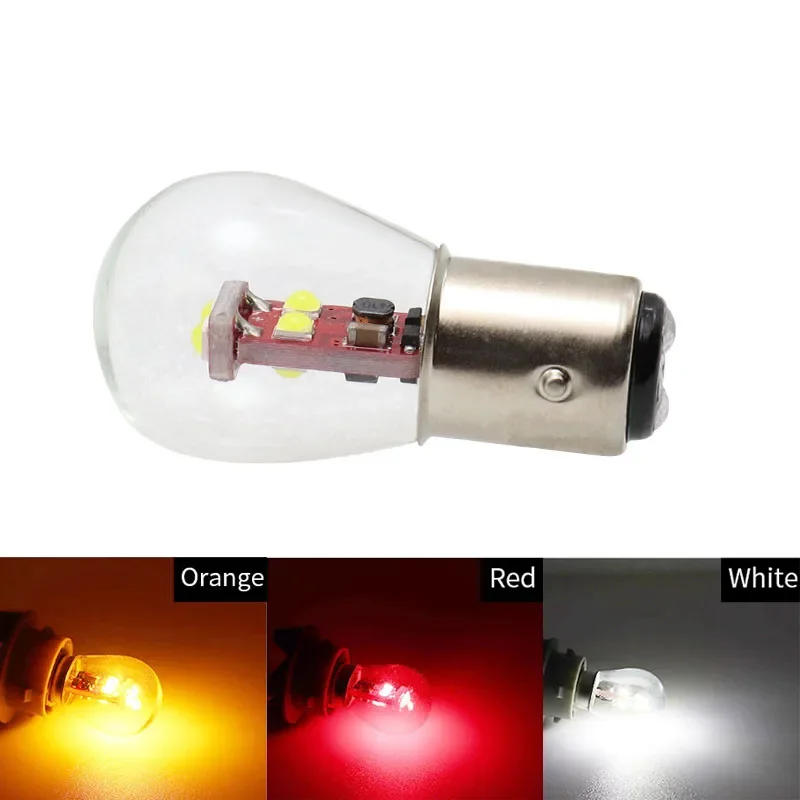 Bil led bau 15s py21w ba15d 1157 fack 15d p21/5w led  p21w ba15s 1156 r5w r10w blinkers bromsljus glödlampor auto lampa 12v
