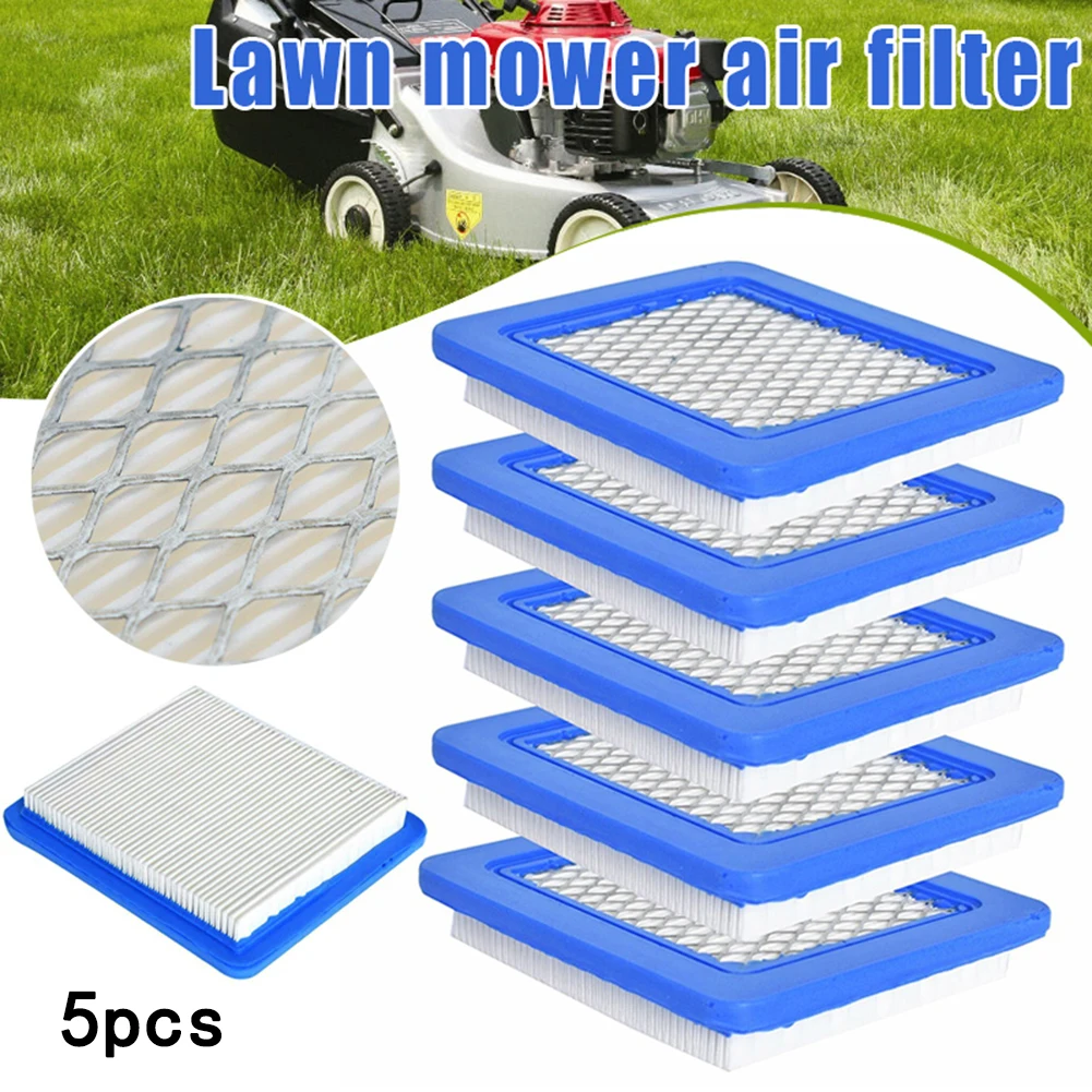 5 Stuks Grasmaaier Luchtfilter B/S 491588 399959 491588S Tuin Kracht Apparatuur Grasmaaier Onderdelen En Accessoires