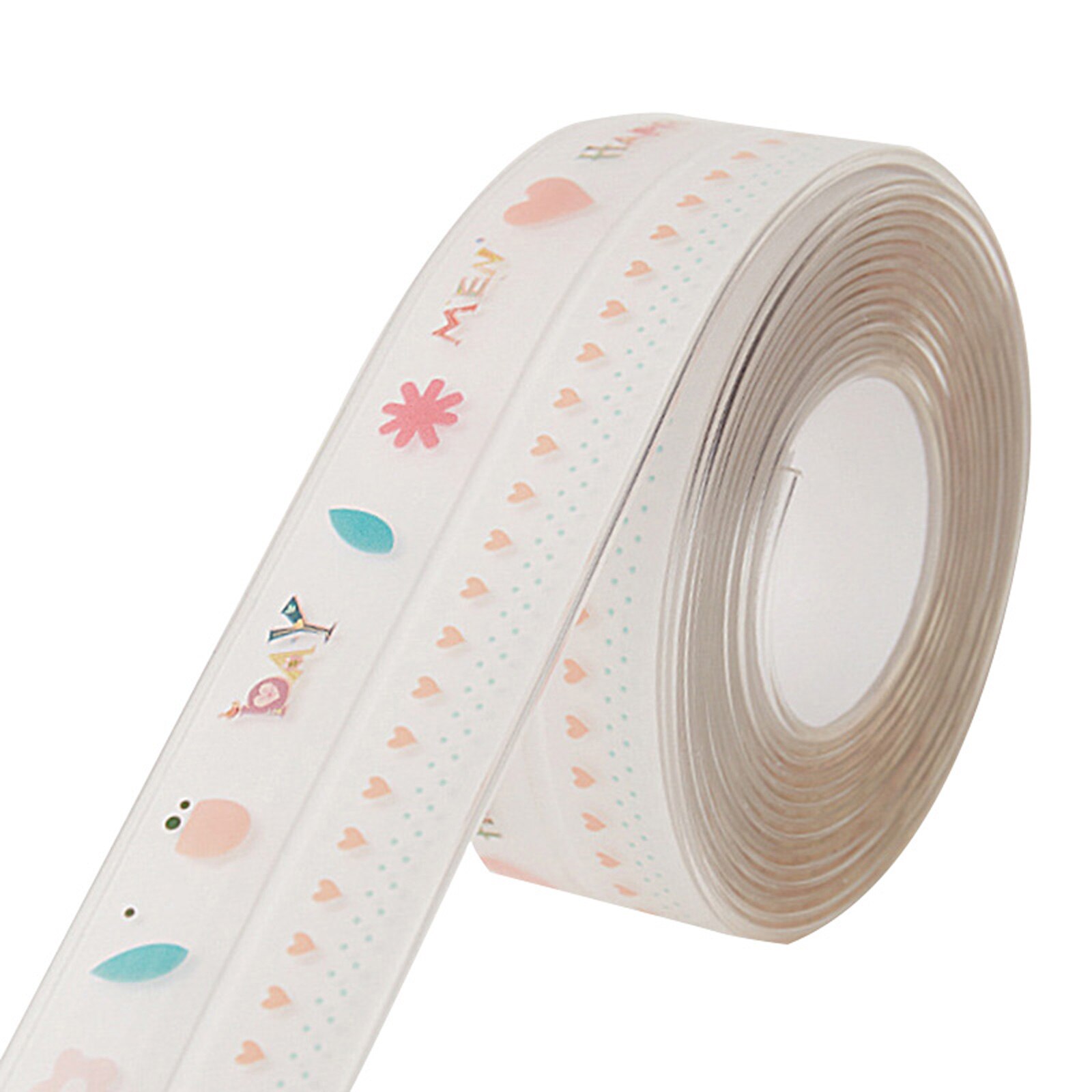 38MM Caulk Strip For Bathtub Bathroom Caulk Tape Self Adhesive PVC Waterproof Sealing Tape Edge Protector For Kitchen JA: Transparent C