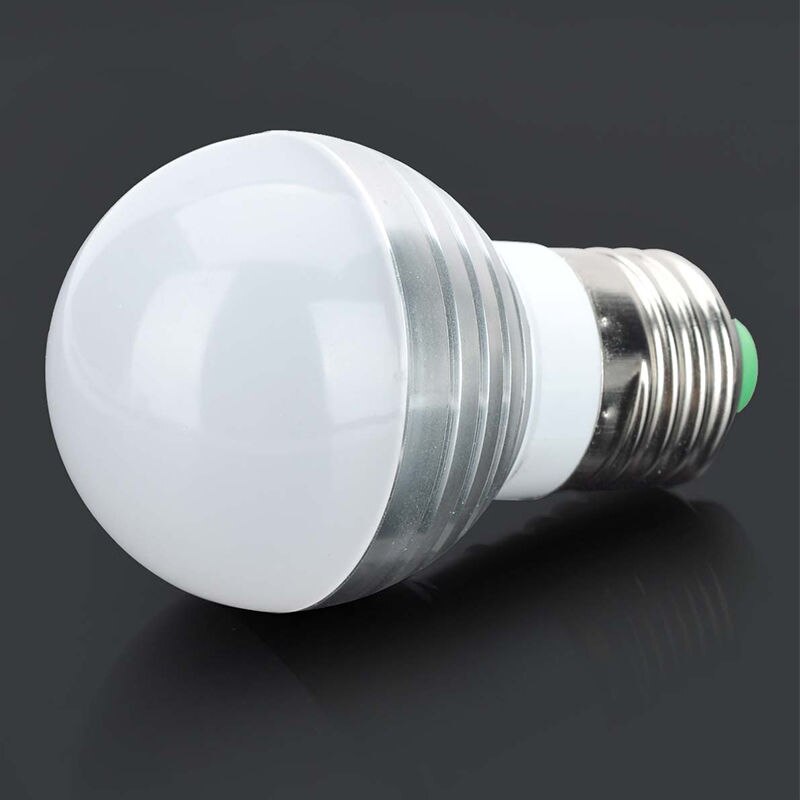E27 LED RGB Bulb lamp AC110V 220V 3W LED RGB Spot light dimmable magic RGB lighting+IR Remote Control