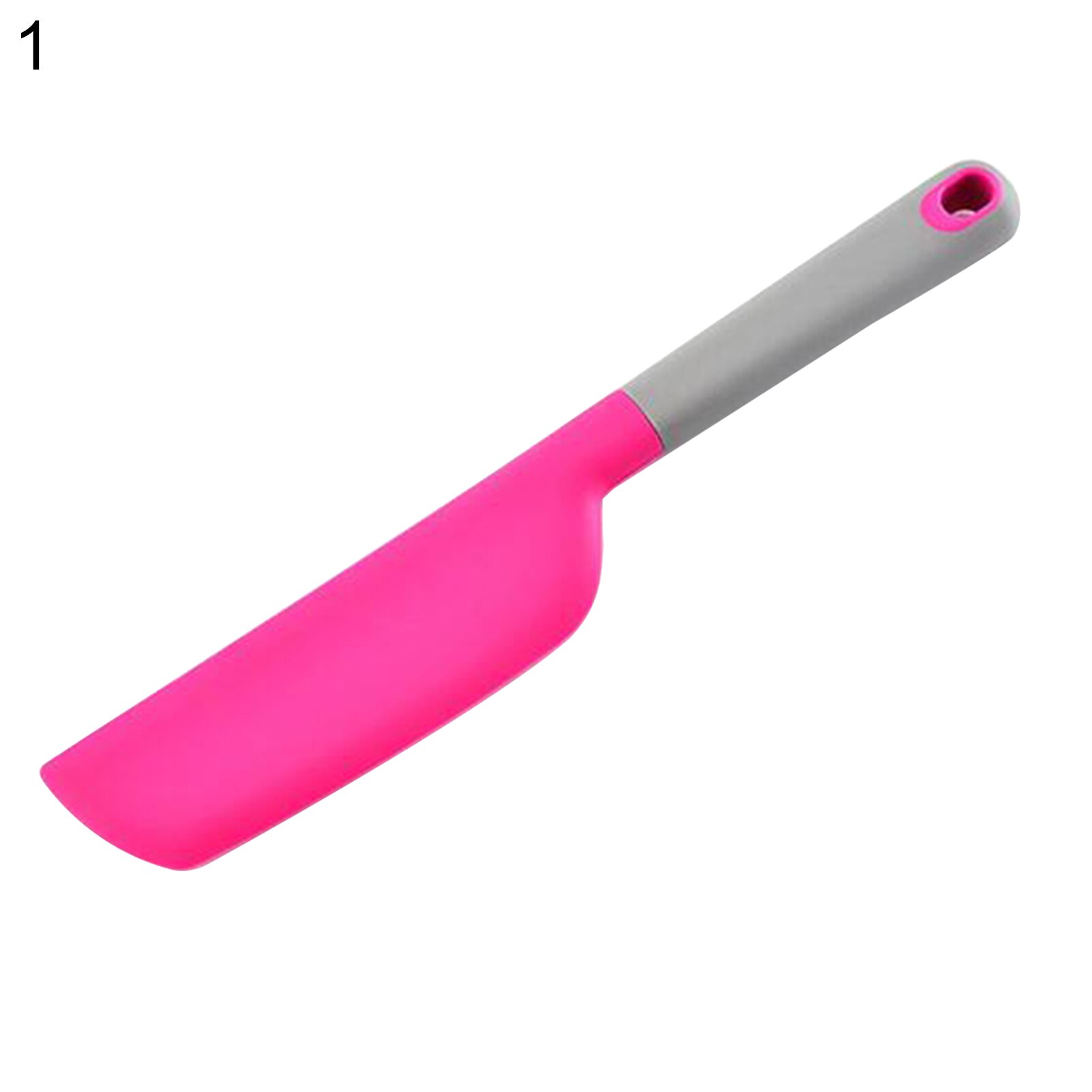 Nonstick Butter Silicone Spatula Baking Spatula Multicolor Silicone Cake Spatula Scraper Multi-function Home Kitchen Baking Tool: Random Color 1