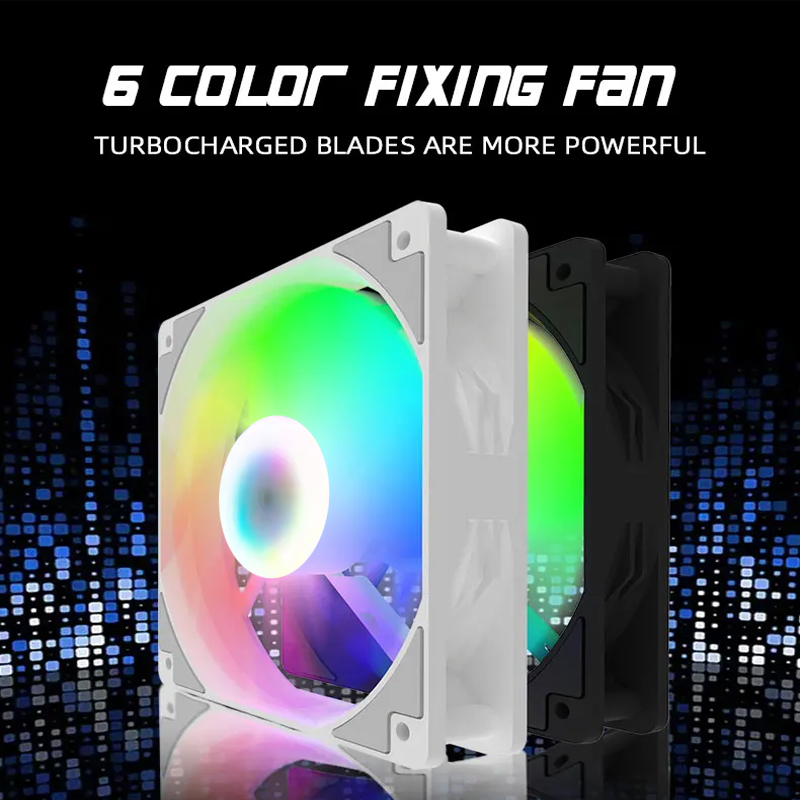 12v kjølevifter 12cm datamaskin rgb-vifter luftkjøler
