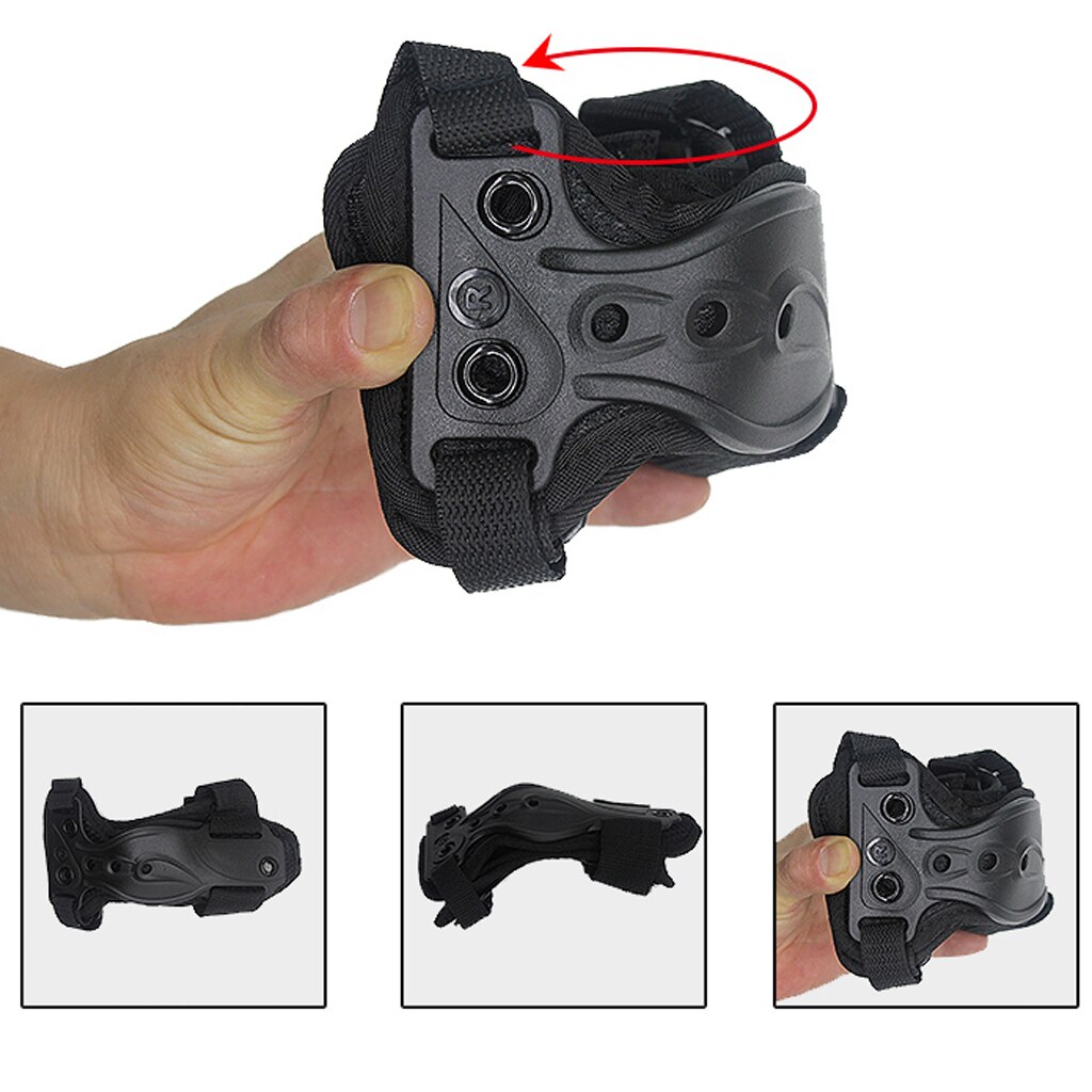 Adjustable Hook Fishing Gloves Snowboard Ski Roller Skate Wrist Guard Protective Gloves Gear Pad Brace