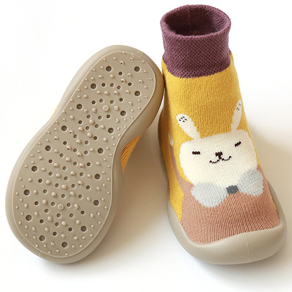 Baby Boy Girl Socks Cotton Children Floor Socks Anti-Slip Baby Step Socks Shoes