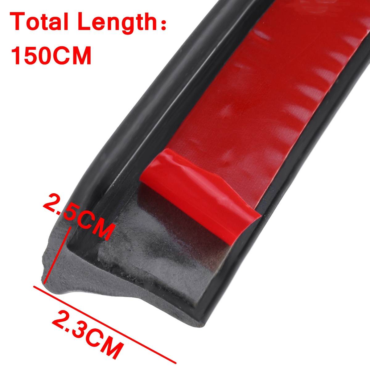2x/4x Universele Rubber Auto Anti-Collision Wiel Wenkbrauw Spatbord Bescherming Sticker 1.5M Auto Wheel Arch strip