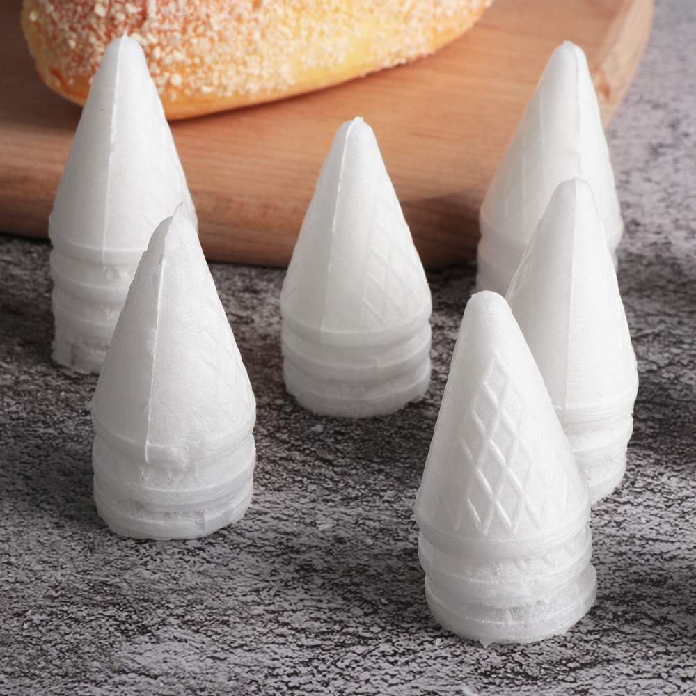 100Pcs/Pack Kitchen Glutinous Rice Cake Decorating Care Rose Flower Piping Care Dessert Decor Kitchen Cake Baking Tools Decor