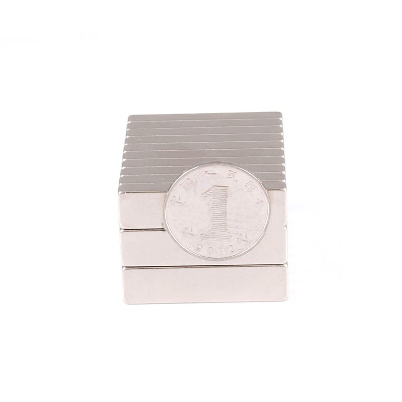 10/20Pc N52 40X10X5 Mm Super Sterke Vel Zeldzame Aarde Magneet Dikte 5 Mm blok Rechthoekige Neodymium Magneten 40Mm X 10Mm X 5 Mm