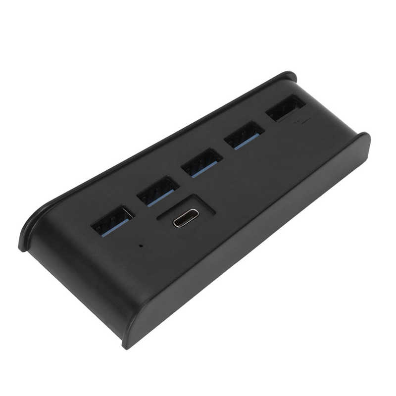 Für PS5 6in1 USB Hub USB-Splitter Expander Hub Adapter Geschwindigkeit USB A Typ C 3,0