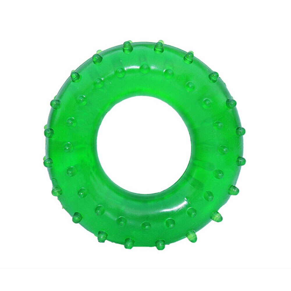 1Pcs BYEPAIN Hand Gripper Ring Rubber Rings Muscle Power Training Silica Gel Loop Expander Training Sport Exerciser Finger: Green